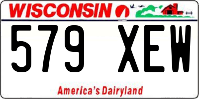 WI license plate 579XEW