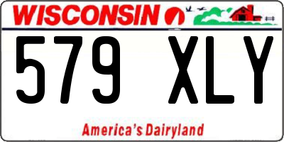 WI license plate 579XLY