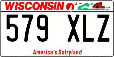 WI license plate 579XLZ