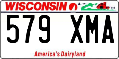WI license plate 579XMA
