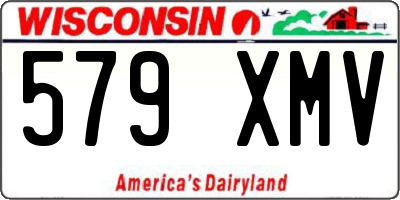 WI license plate 579XMV