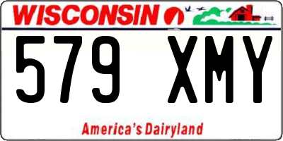 WI license plate 579XMY