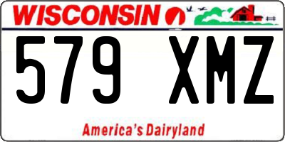 WI license plate 579XMZ