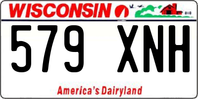 WI license plate 579XNH
