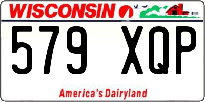 WI license plate 579XQP