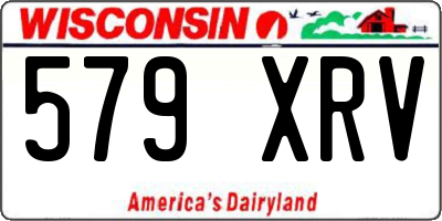 WI license plate 579XRV