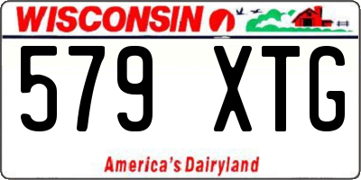 WI license plate 579XTG