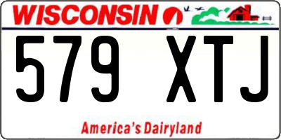 WI license plate 579XTJ