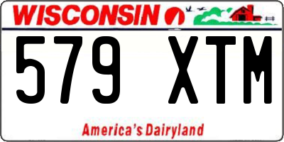 WI license plate 579XTM