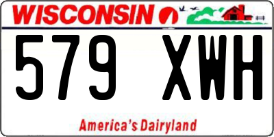 WI license plate 579XWH