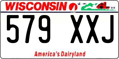 WI license plate 579XXJ