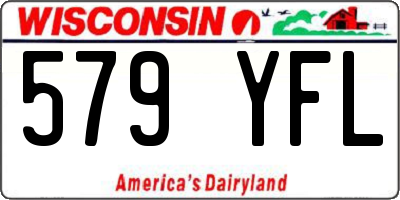 WI license plate 579YFL