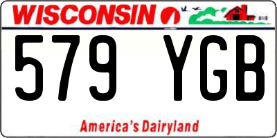 WI license plate 579YGB