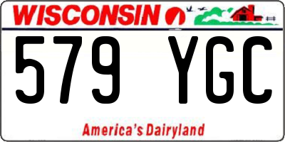 WI license plate 579YGC