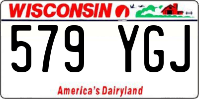 WI license plate 579YGJ