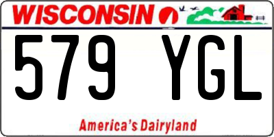 WI license plate 579YGL