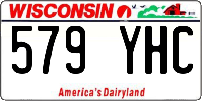 WI license plate 579YHC