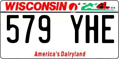 WI license plate 579YHE