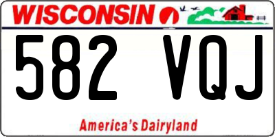 WI license plate 582VQJ