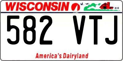 WI license plate 582VTJ