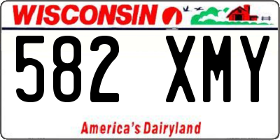 WI license plate 582XMY