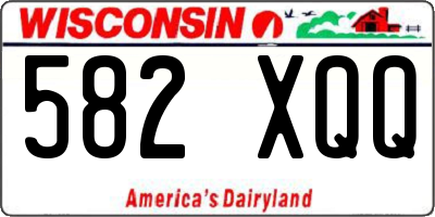 WI license plate 582XQQ