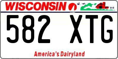 WI license plate 582XTG