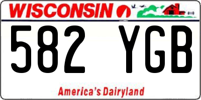 WI license plate 582YGB