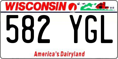 WI license plate 582YGL