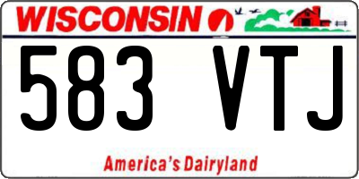 WI license plate 583VTJ