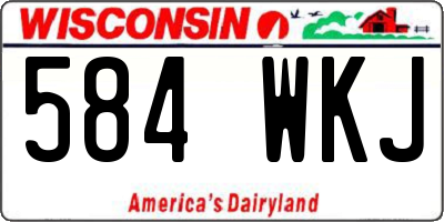 WI license plate 584WKJ