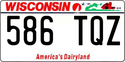 WI license plate 586TQZ