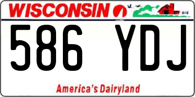 WI license plate 586YDJ