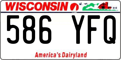 WI license plate 586YFQ
