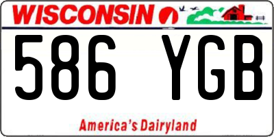 WI license plate 586YGB