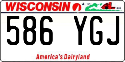 WI license plate 586YGJ