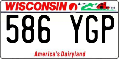 WI license plate 586YGP