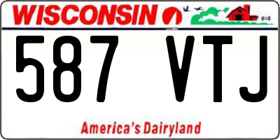 WI license plate 587VTJ