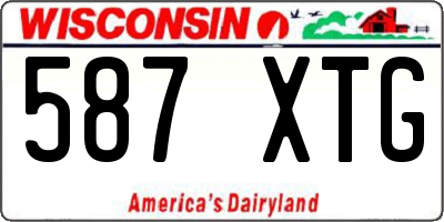 WI license plate 587XTG