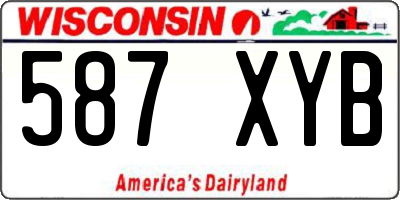 WI license plate 587XYB