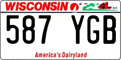 WI license plate 587YGB