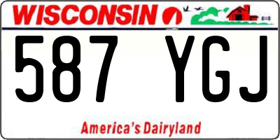 WI license plate 587YGJ