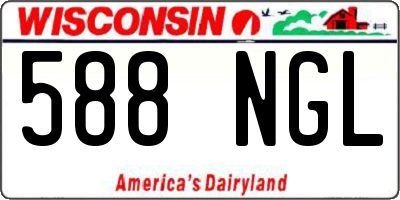 WI license plate 588NGL