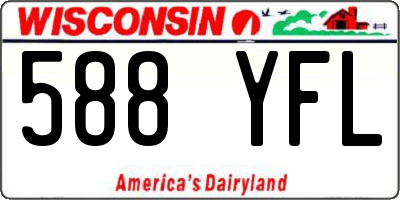 WI license plate 588YFL