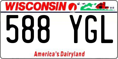 WI license plate 588YGL