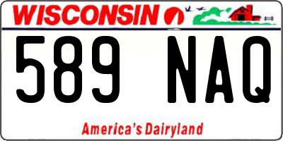 WI license plate 589NAQ
