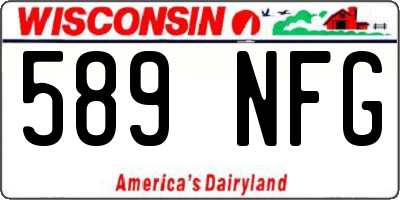 WI license plate 589NFG