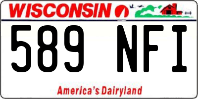 WI license plate 589NFI