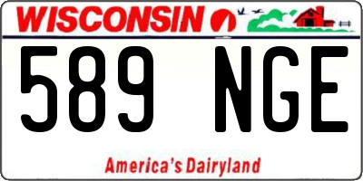 WI license plate 589NGE