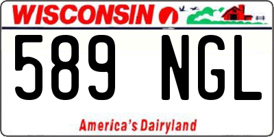 WI license plate 589NGL